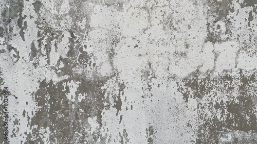  Background of cement wall with black mold spots.