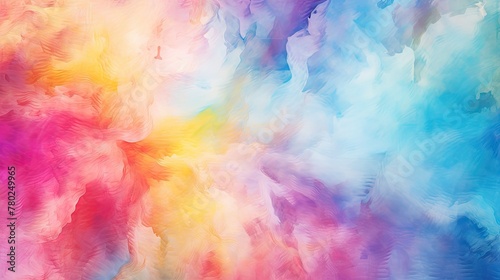 colorful rainbow watercolor texture background