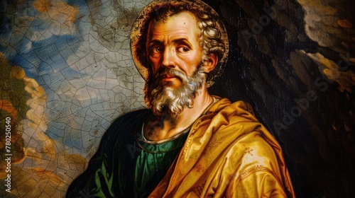  Saint Peter, apostle a foundational figure in early christianity and a central figure in catholic tradition