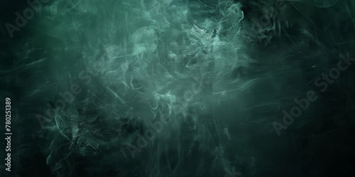 green smoke background, dark green texture background, banner © Nice Seven