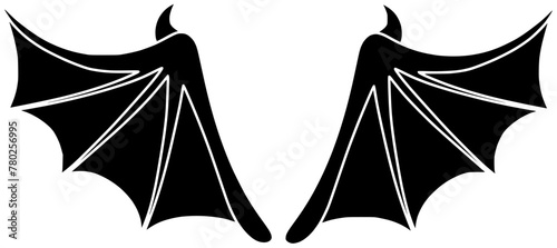 animal illustration bat silhouette wildlife logo fly icon black wing vampire night flight mammal scary halloween spooky dark evil shape nature horror wild for vector graphic background