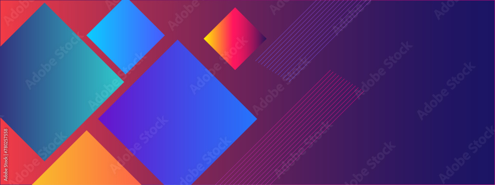 Abstract colorful geometric lines square shape banner background. Modern geometric overlap layers effect. Minimal geometric modern futuristic concept background. Cover, banner, business, presentation Abstract colorful geometric lines square shape banner background. Modern geometric overlap layers effect. Minimal geometric modern futuristic concept background. Cover, banner, business, presentation