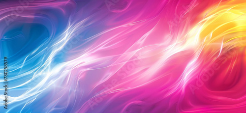 Wallpaper Mural A colorful background with a pink and blue wave Torontodigital.ca