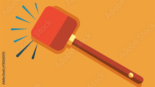 A magnified view of a bidding paddle in action capturing the excitement and competitive nature of art auctions and sales.