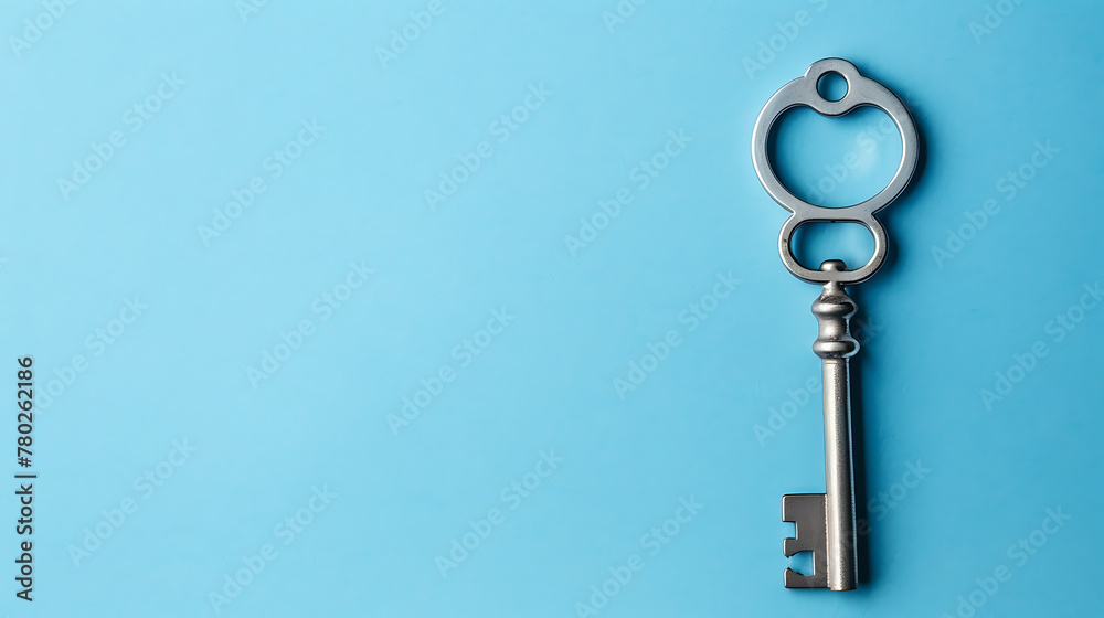 Key, minimal wallpaper, an important symbol that represents the resolution of a problem or the path to success Key, minimal wallpaper, an important symbol that represents the resolution of a problem or the path to success
