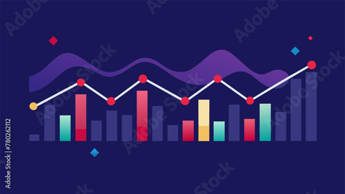 A series of blurred lights in motion resembling a stock market graph. The image symbolizes the volatility and uncertainty of markets affected by