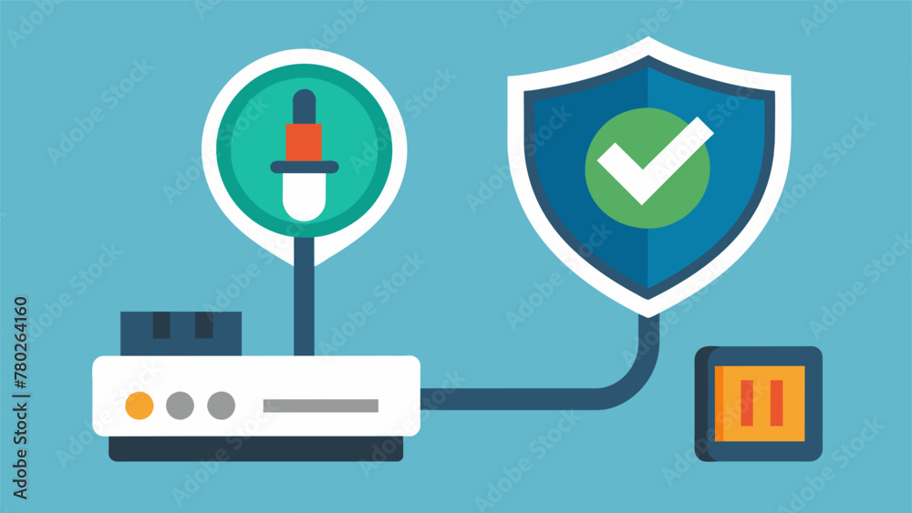A magnified image of a network cable being securely plugged into a router emphasizing the critical role of secure network connections in A magnified image of a network cable being securely plugged into a router emphasizing the critical role of secure network connections in