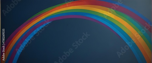 World Autism Awareness Day background with rainbow-colored infinity symbol on blue. Representation of autism, ADHD, neurodiversity