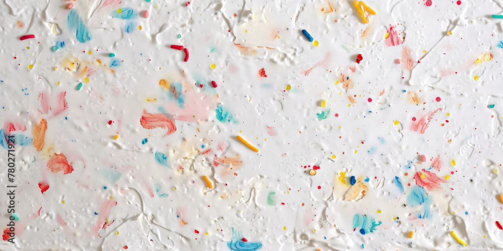 background with splashes paint,colorful wall texture ,white watercolor paper with colorful sprinkles, flat lay, background with splashes paint,colorful wall texture ,white watercolor paper with colorful sprinkles, flat lay,