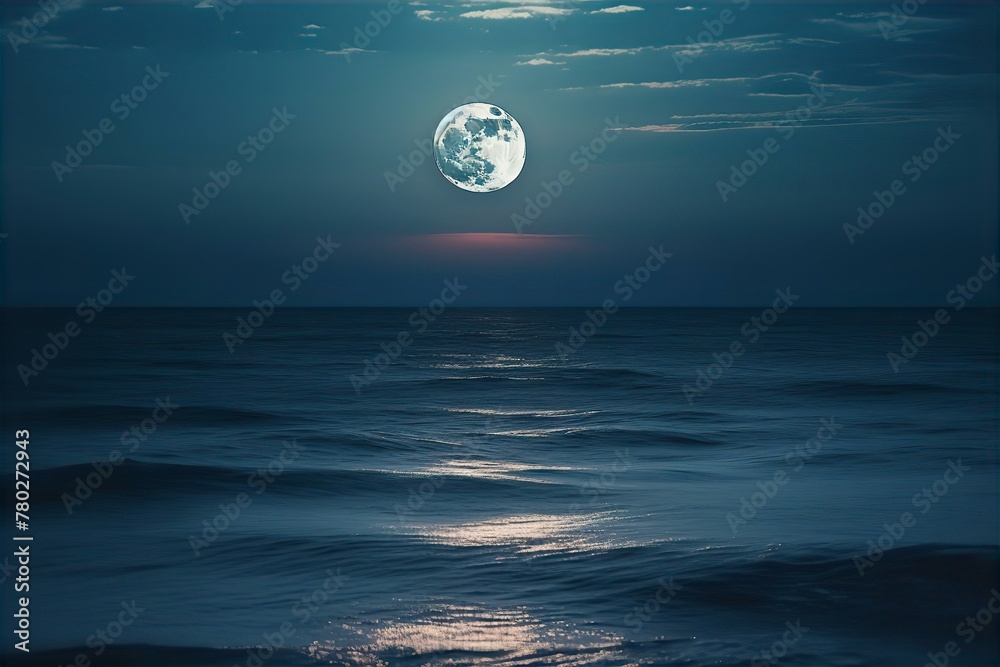 fullmoon, ocean, night, moon, sky, water, reflection, waves, horizon, serene, calm, beautiful, nature, landscape fullmoon, ocean, night, moon, sky, water, reflection, waves, horizon, serene, calm, beautiful, nature, landscape