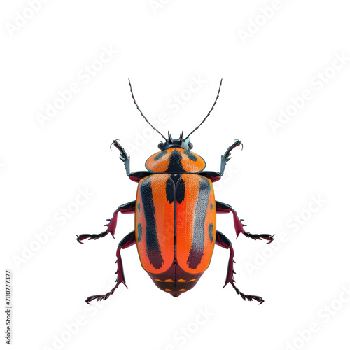 A bug with a close-up view on a transparent backdrop © TheWaterMeloonProjec