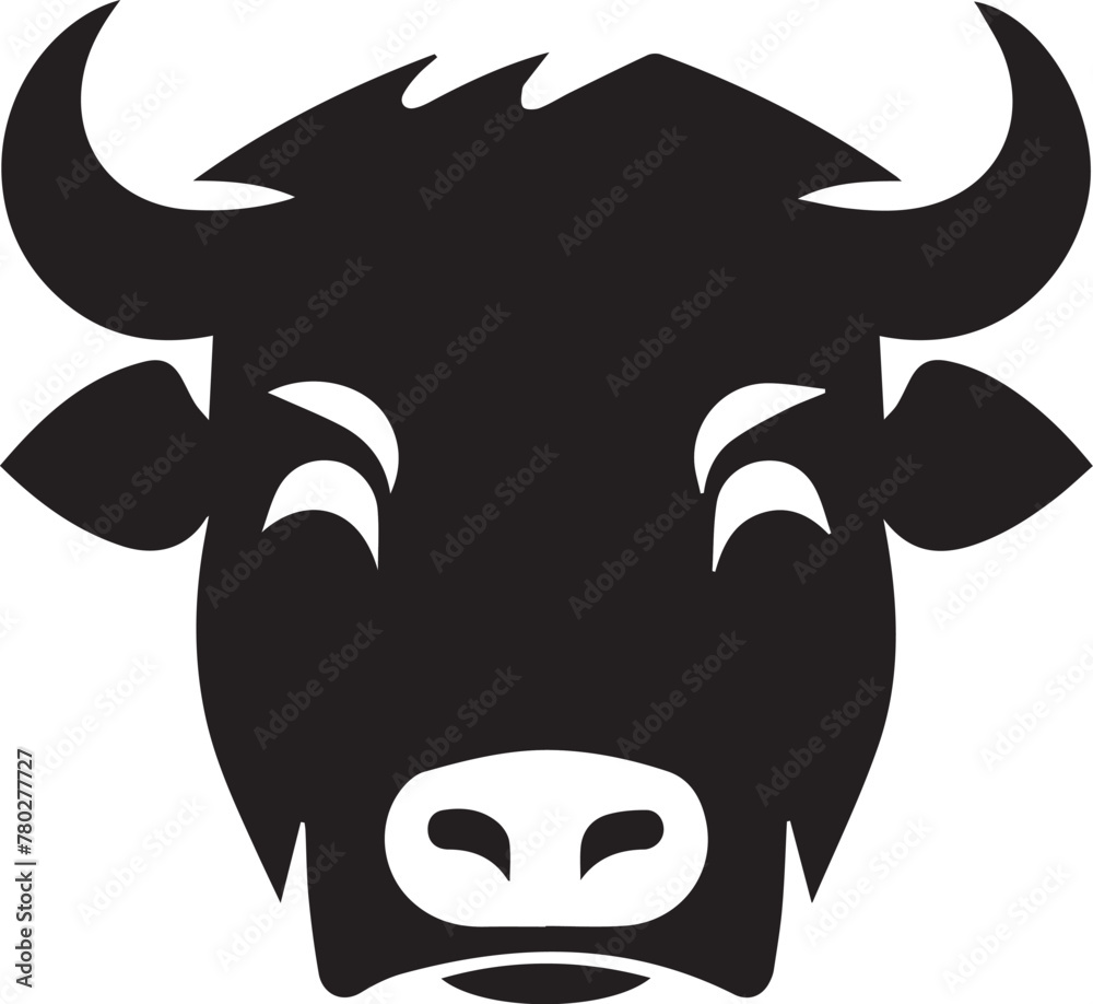 Buffalo logo symbol  vector illustration