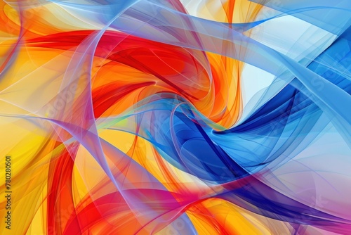 abstract colorful swirling wind wallpaper