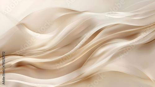 Abstract Art of White Silky Fabric Textile Transparent Wavy Background ,Abstract, Texture, Background, Pattern. Texture of Luxury Bright White Silk Waves Background