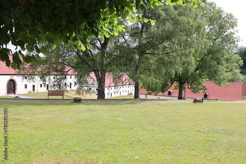 Blick auf Kloster Dalheim bei Lichtenau im Paderborner Land 