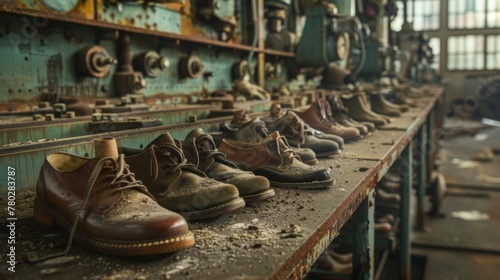 Old abandoned shoe factory