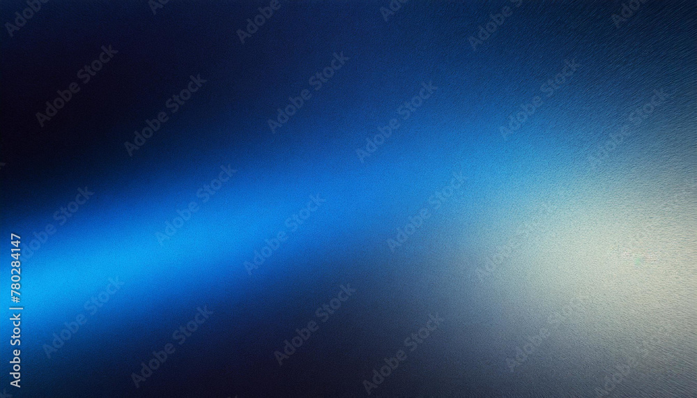 Nebula Night: Grainy Blue Gradient Background with Glowing Light Rays