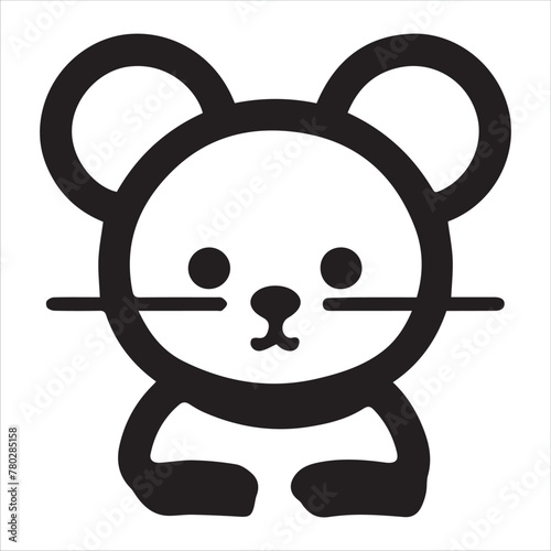 Mouse logo and symbol vector Illustrator Artwork
