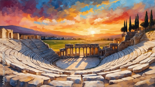 Port City's Ancient Roman Amphitheater photo