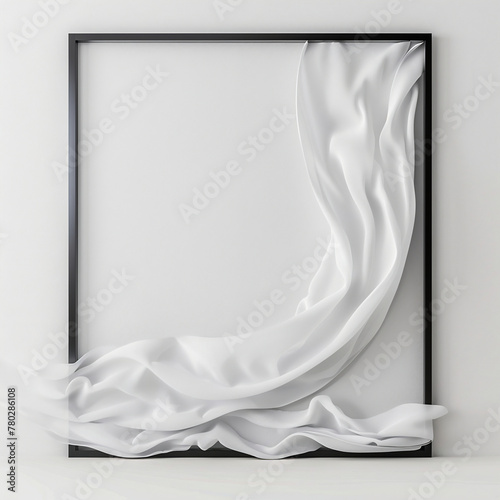 white frame