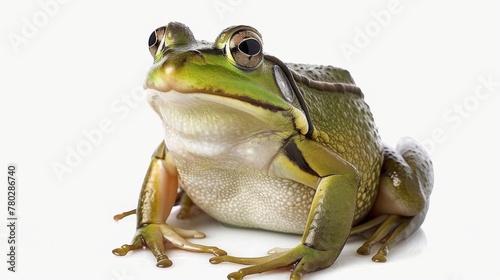 Frog on a white background