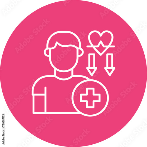 Sick patient Icon