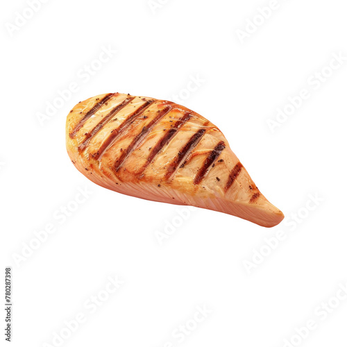 Grilled chicken breast on a Transparent Background