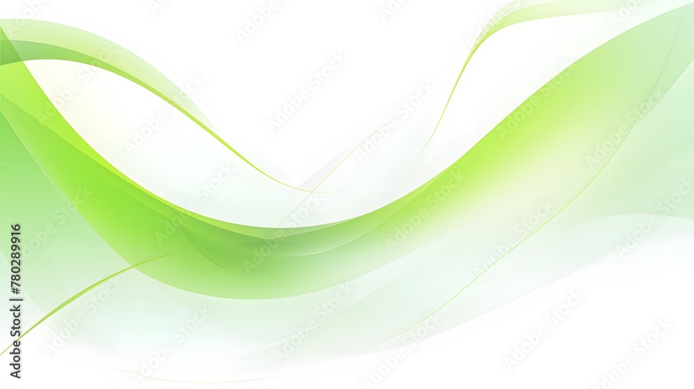 Minimal green and white curve waves concept on white backdrop for wallpaper, abstract brilliant green wavy backdrop Minimal green and white curve waves concept on white backdrop for wallpaper, abstract brilliant green wavy backdrop