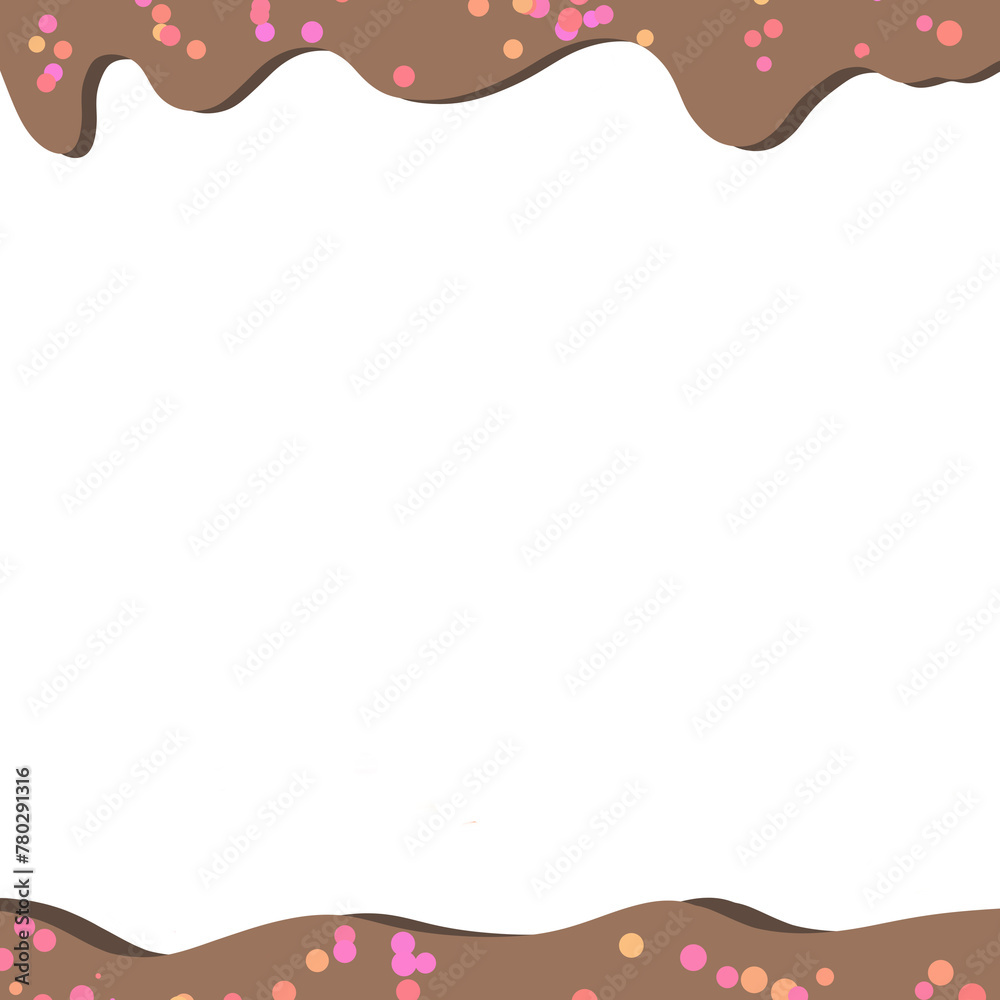 Obraz premium social media post template frame , square frame, 