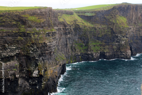 Ireland-Cliffs of Moher-They are located on the west coast of the main island of Ireland in County Clare
