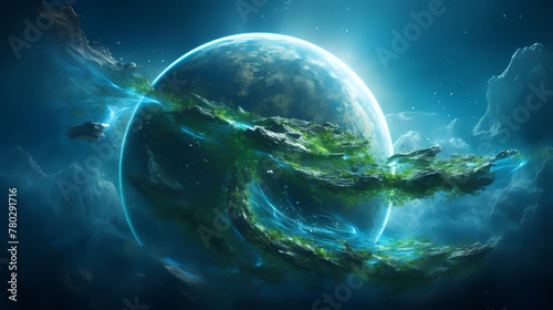 green earth illustration