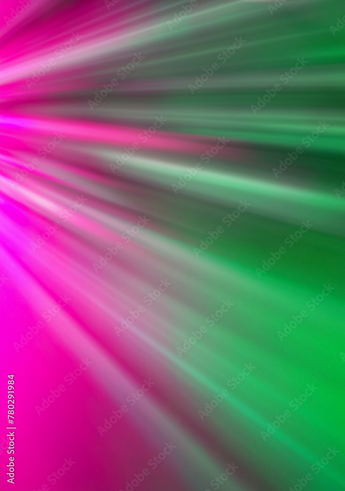 green rays and pink light beame with glitter light. generative AI green rays and pink light beame with glitter light. generative AI