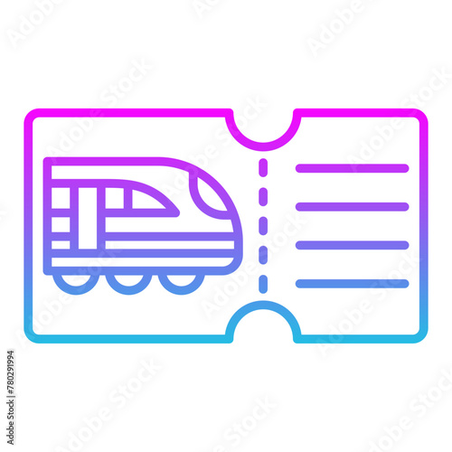 Train ticket Icon