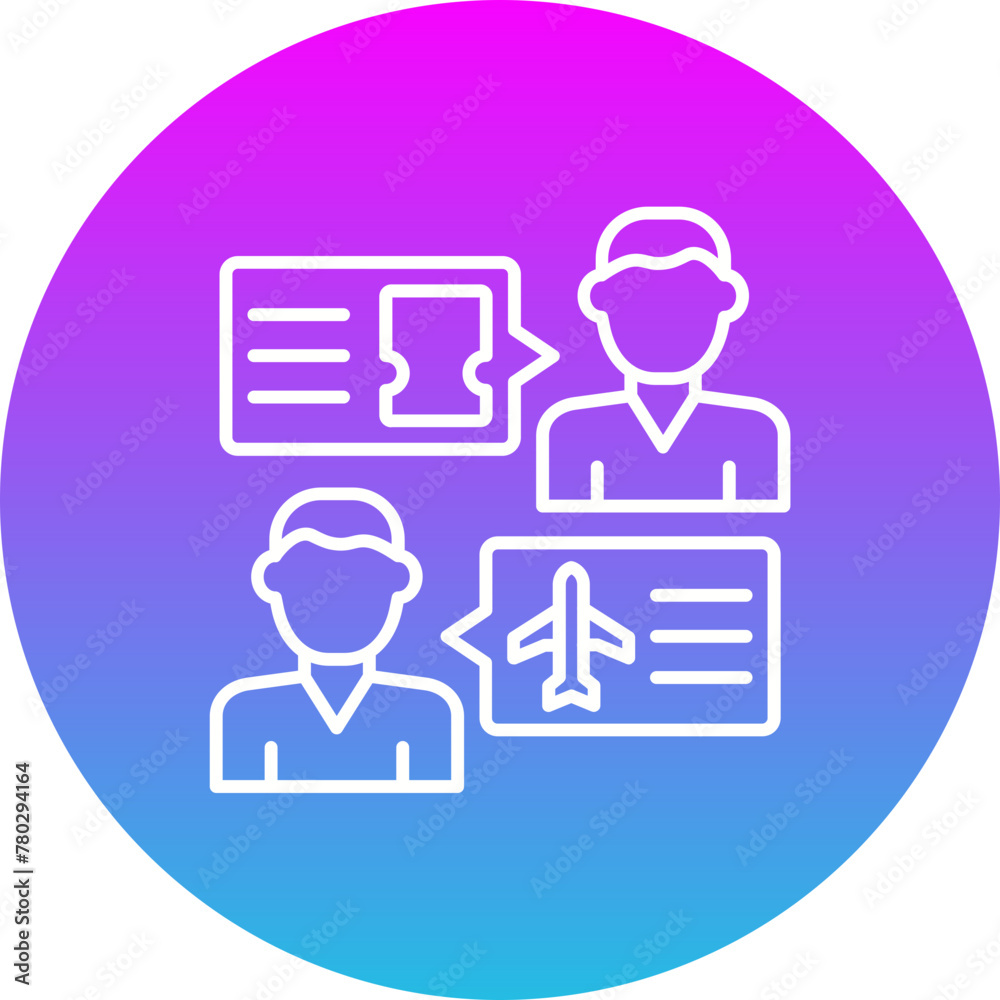 Travel chat Icon Travel chat Icon