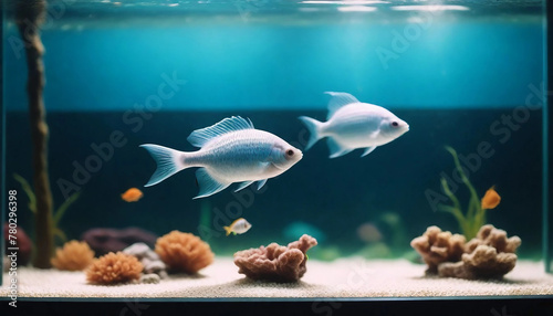 fish in aquarium, Generative ai