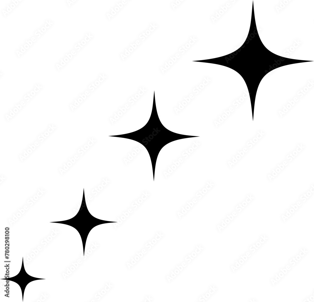 Star icon vector. Twinkling star illustration sign. Sparkles symbol. Shining burst logo. Star icon vector. Twinkling star illustration sign. Sparkles symbol. Shining burst logo.