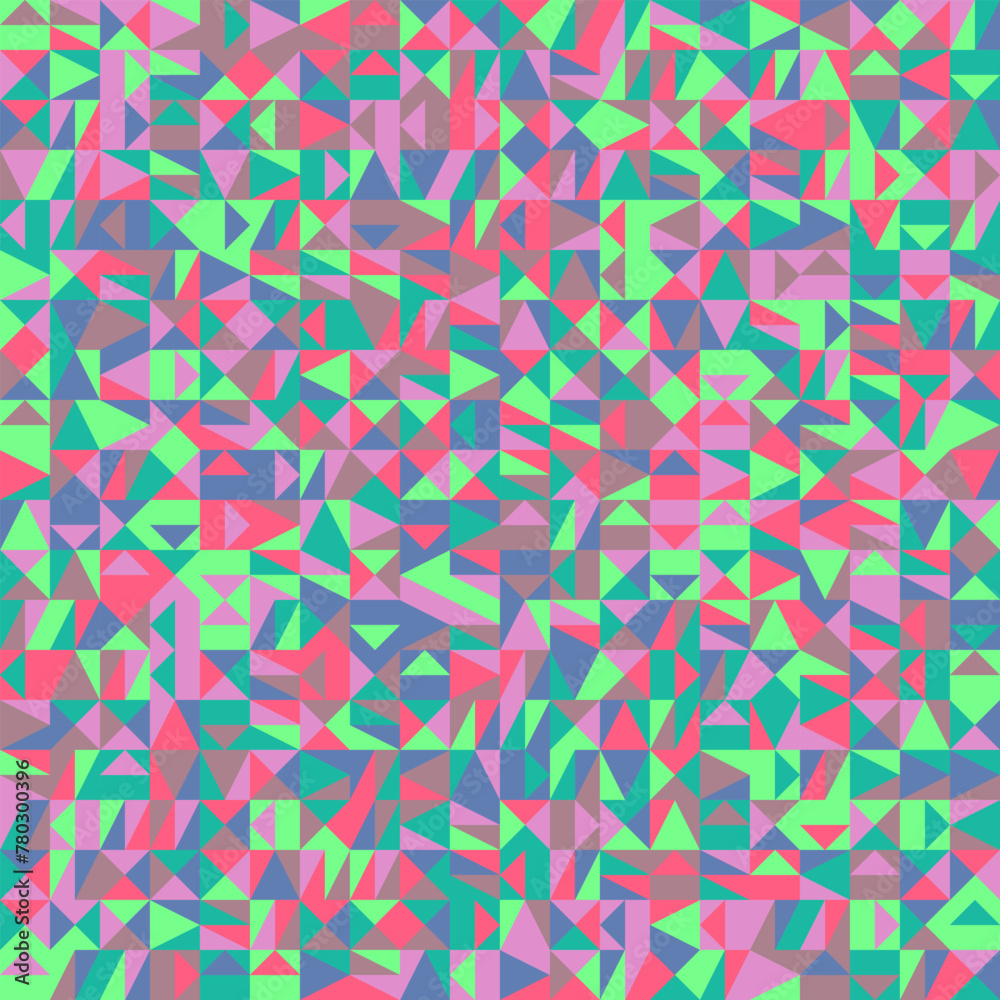 Random chaotic triangle mosaic pattern background - colorful abstract vector design Random chaotic triangle mosaic pattern background - colorful abstract vector design