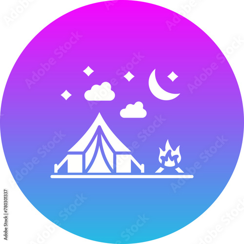 Night camp Icon