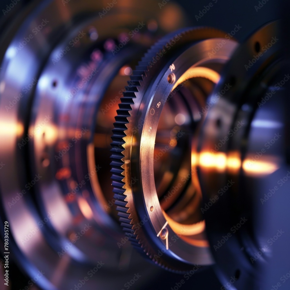 The fluorescent beauty of lens elements and the precision of the zoom mechanism under laser and black light The fluorescent beauty of lens elements and the precision of the zoom mechanism under laser and black light