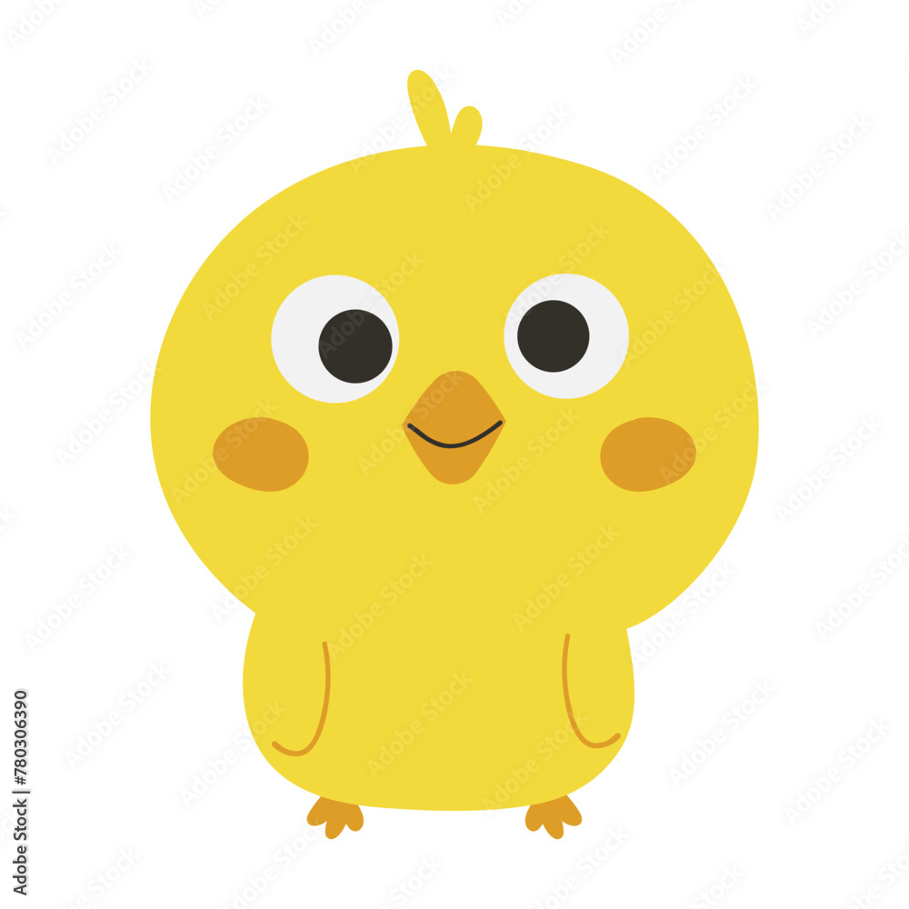 Cute chick animal illustration