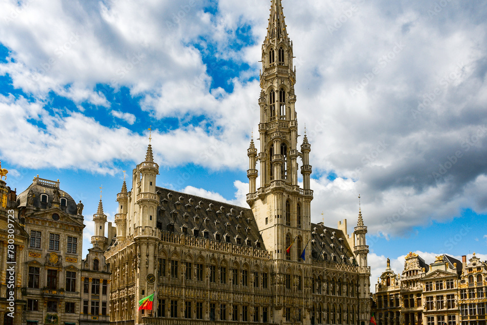 A landmark building of Brussels Town hall