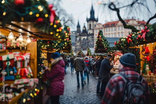 Holiday Spirits High at Colorful Christmas Market © Ilia Nesolenyi