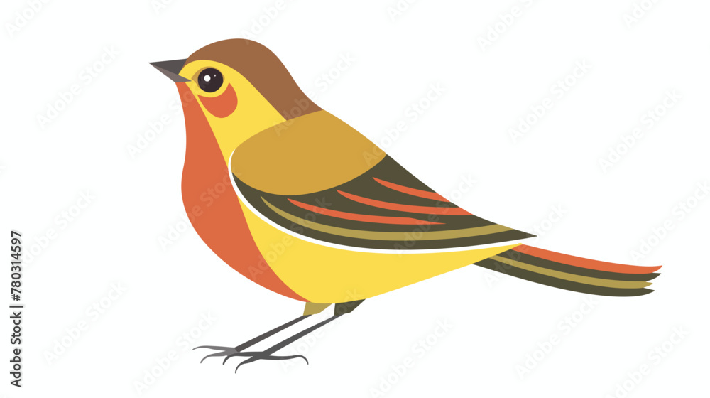 Bird icon. flat vector isolated on white background --