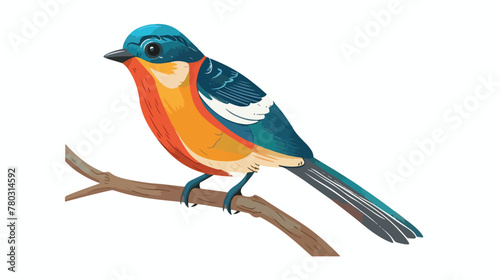 Bird design over white backgroundvector illustration. photo