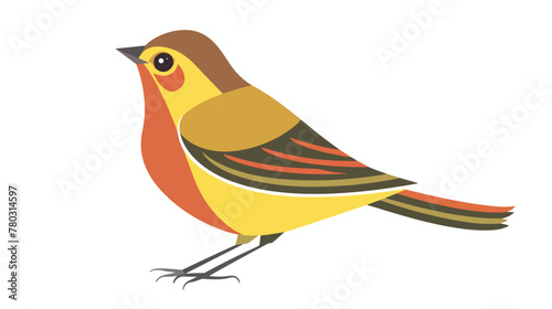 Bird icon. flat vector isolated on white background --