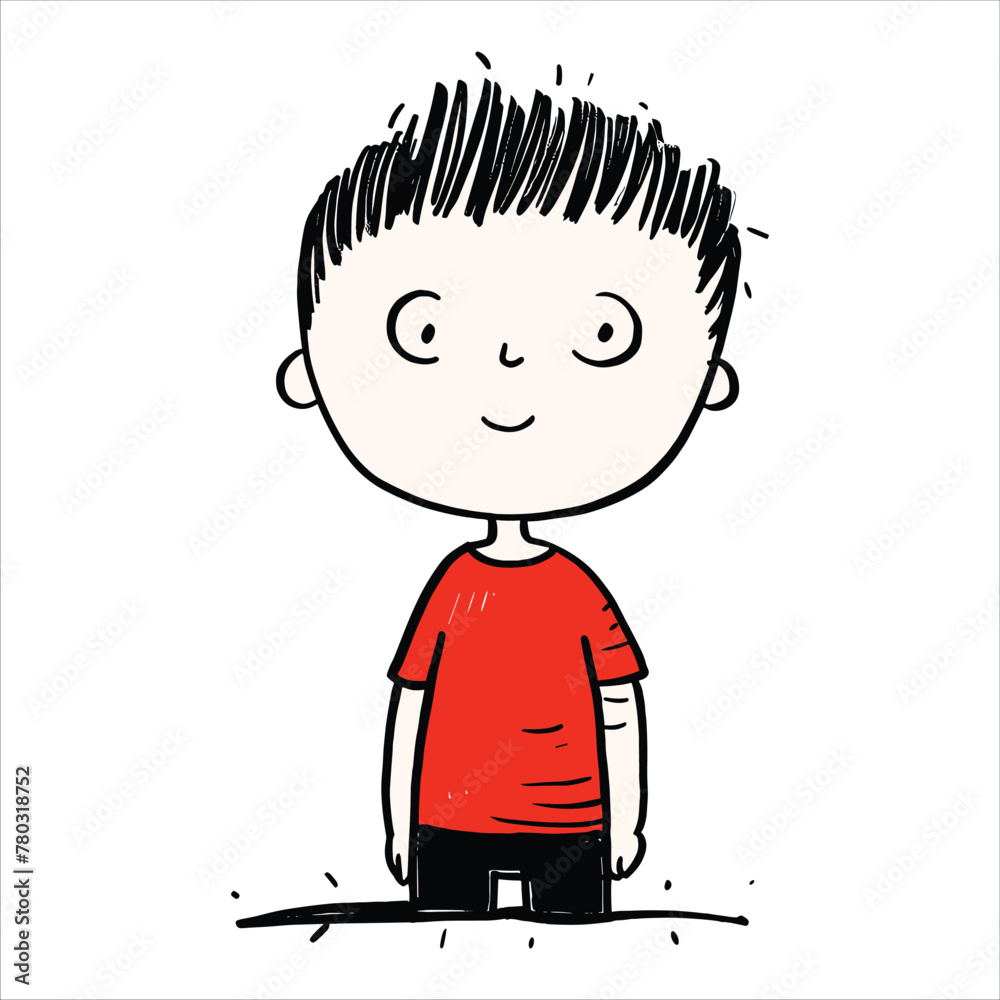Cute Boy cartoon character Cute Boy cartoon character