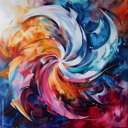 abstract background with circles