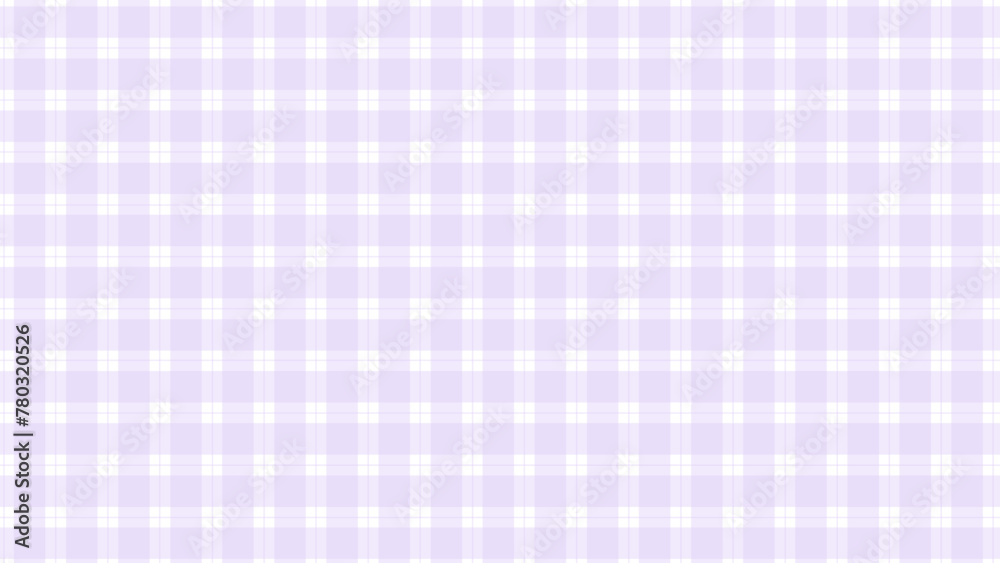 White and purple plaid pattern classic background