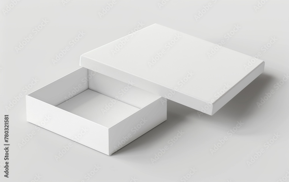 Packaging or box mockup. Empty blankk space 3d rendering object Packaging or box mockup. Empty blankk space 3d rendering object
