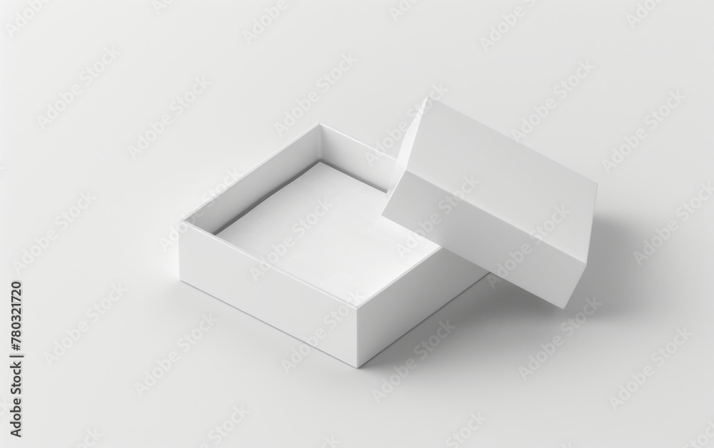 Packaging or box mockup. Empty blankk space 3d rendering object Packaging or box mockup. Empty blankk space 3d rendering object